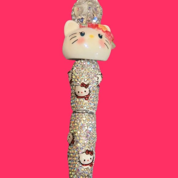 Hello Kitty Rhinestone writing Pen!~ Very Cute!! - Picture 2 of 4